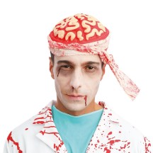 Chapeau cerveau exposé avec bandages - adulte - 23597 - Chapeaux
