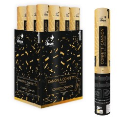 Canon à confettis 40 cm Or - 93005 - Canons à confettis