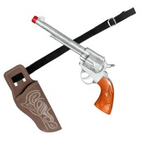 Set Cowboy Pistolet 30 cm avec Ceinture 120 cm et Étui - B54384 - Armes factices