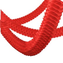 Lot 3 Guirlandes Boa 2 m Rouge – Décoration Festive - 03101RG - Guirlandes en Papier