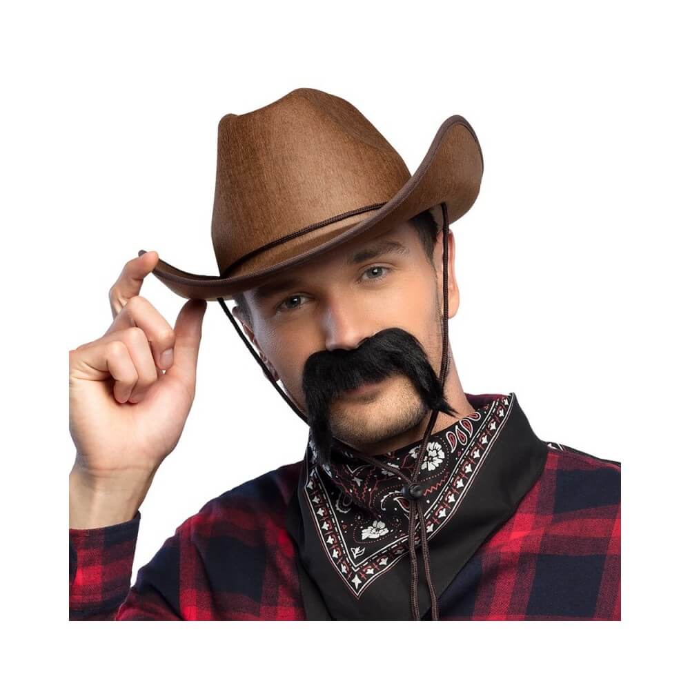 Moustache Gringo – Accessoire Déguisement - B01805 - Barbes et moustaches