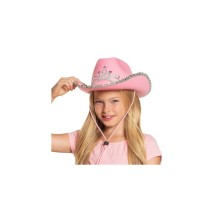 Chapeau Cowgirl Junior Rose – Déguisement Western Enfant - B04104 - Chapeaux