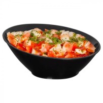 Verrine Ovale Réutilisable Noire 8 cL – Plastique PS – Lot de 50 - 53V009 - Verrines & contenants apéritifs