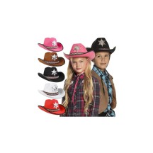 Chapeau Shérif Junior – 5 Couleurs Assorties Western - B04110 - Chapeaux