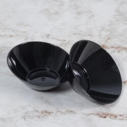 Verrine Ovale Réutilisable Noire 8 cL – Plastique PS – Lot de 50 - 53V009 - Verrines & contenants apéritifs