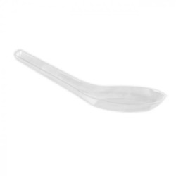 Cuillère Chinoise Réutilisable Transparente 1,5 cL – Plastique PS – Lot de 100 - 53V012 - Verrines & contenants apéritifs