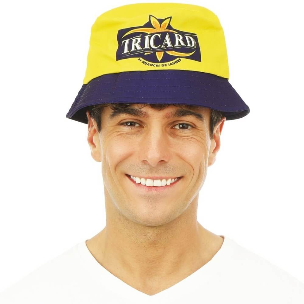 Bob Apéro Tricard Jaune Adulte - 23888 - Chapeaux