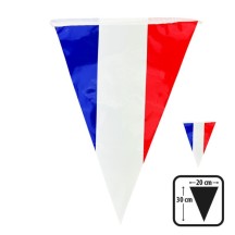 Guirlande 20 Fanions BBR Recto-Verso 10 m – 20x30 cm - 25922RV - Guirlandes à Fanions