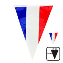 Guirlande 20 Fanions BBR Recto-Verso 10 m – 20x30 cm - 25922RV - Guirlandes à Fanions