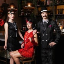 Bandeau Charleston Noir – Style Années 20 - B00620 - Chapeaux