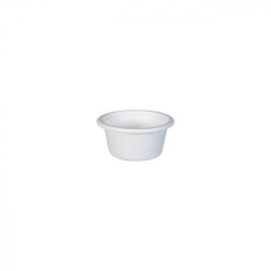 Pot à Sauce Compostable 60 mL en Fibres Végétales – Mini Bol Bagasse – Lot de 50 - G10088 - Verrines & contenants apéritifs