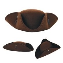 Chapeau de Pirate Marron Adulte - 23898 - Chapeaux