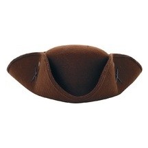 Chapeau de Pirate Marron Adulte - 23898 - Chapeaux