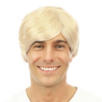 Perruque courte raide - blond - 81119 - Perruques