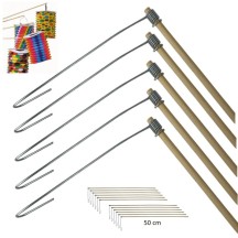 Porte Lampion Bambou 50 cm – Vendu à l’unité - 14105 - Lampions 14 Juillet