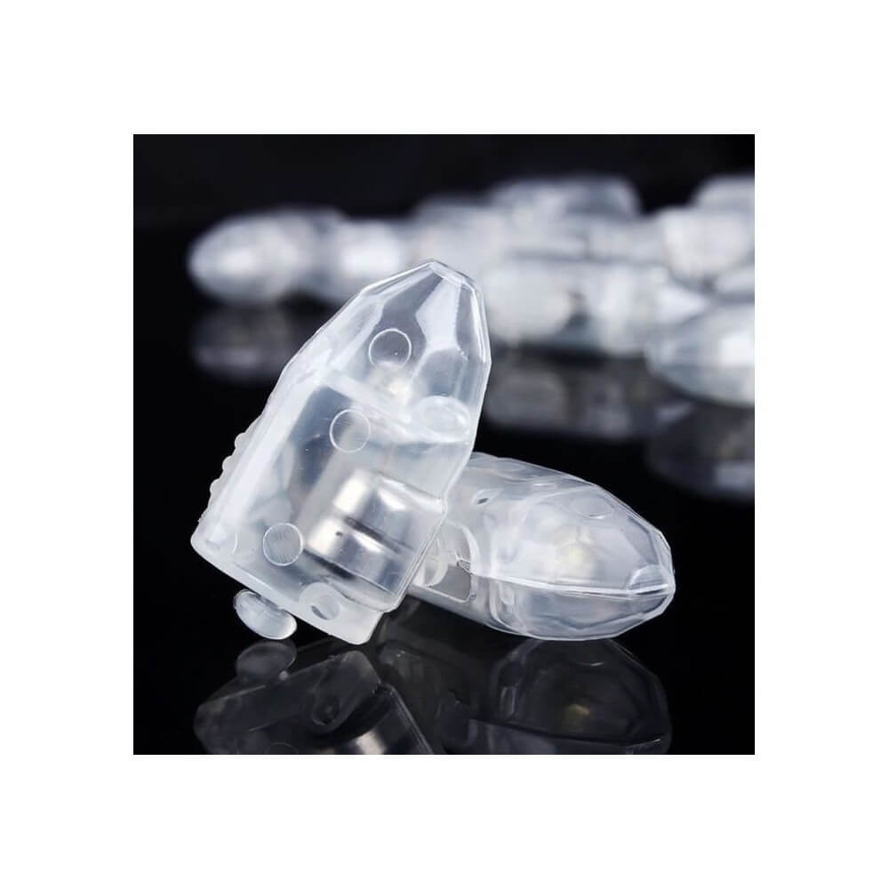 Lot 12 Mini LED Lumière Blanche pour Lampion ou Ballon - 36258L - Lampions 14 Juillet