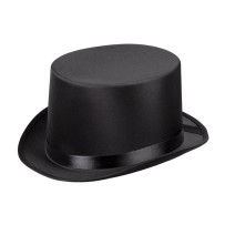 Chapeau Satin Gala Noir – Élégance Chic - B04133 - Chapeaux