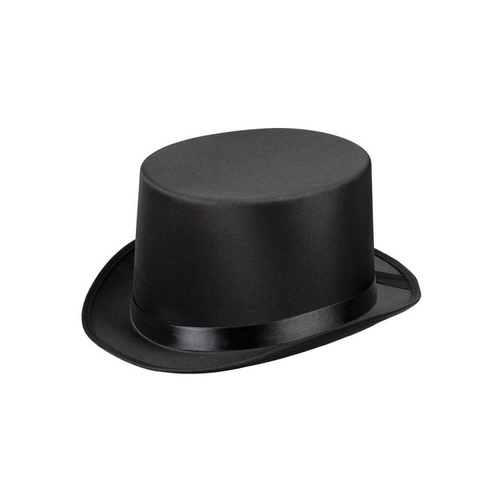 Chapeau Satin Gala Noir – Élégance Chic - B04133 - Chapeaux