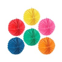 Lot 12 Lampions Ballon 22 cm Unis – 6 Coloris Assortis - 14007 - Lampions 14 Juillet