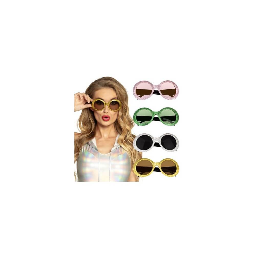 Lunettes JACKIE Glitter – Couleurs Assorties - B02547 - Lunettes fantaisie