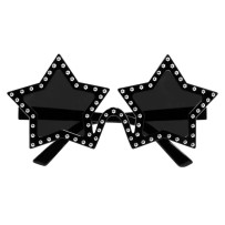 Lunettes Party Rockstar Noir – Style rock et tendance - B02665 - Lunettes fantaisie