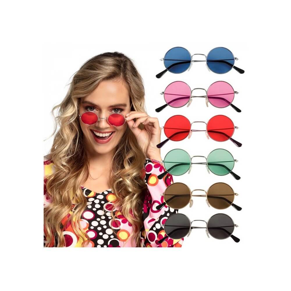 Lunette de Soleil John – 6 couleurs assorties - B02500 - Lunettes fantaisie