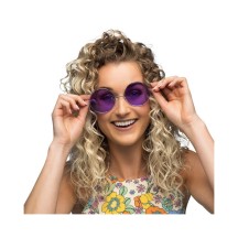 Lunettes Party Hippie XL Violet – Style années 70 - B44565 - Lunettes fantaisie