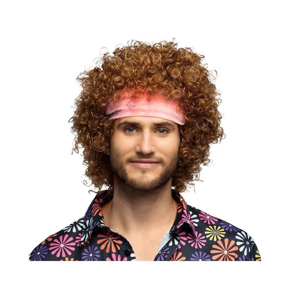Perruque Hippie Groove avec bandeau – Style années 70 - B85715 - Perruques