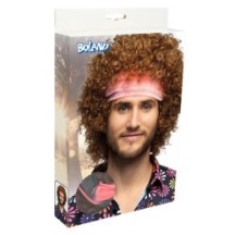 Perruque Hippie Groove avec bandeau – Style années 70 - B85715 - Perruques