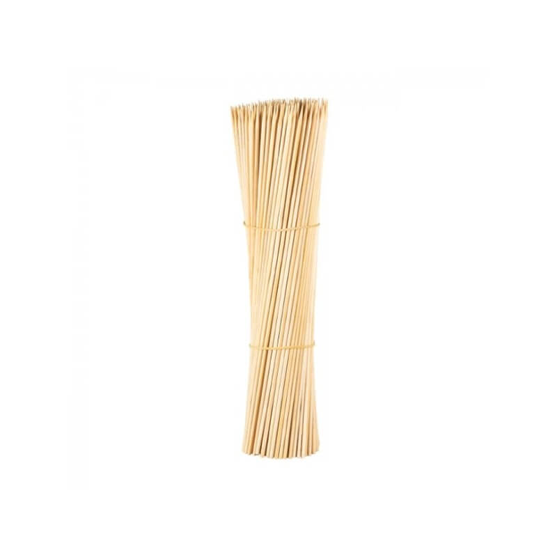 Piques à Brochette en Bambou 30 cm – Naturelles & FSC – Sachet de 100 - F70017W - Pailles, Pics & Agitateurs