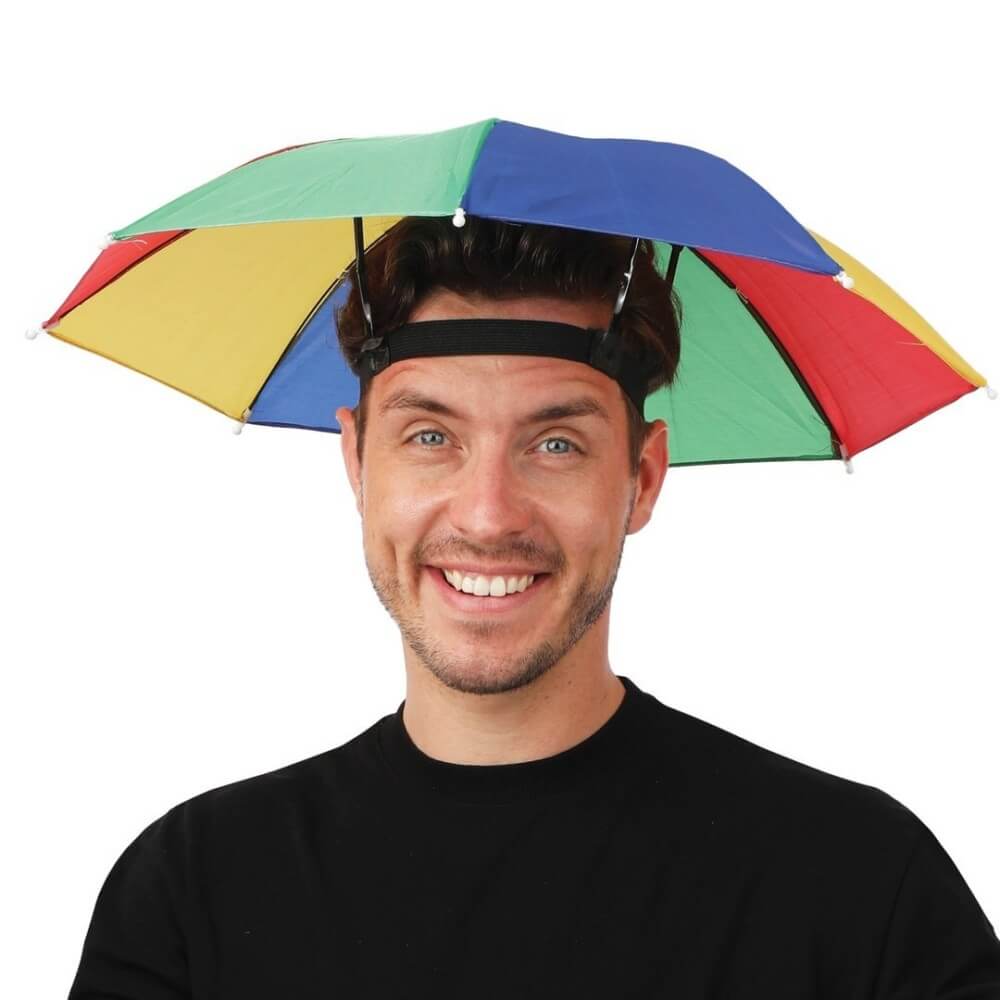 Chapeau Parapluie Adulte – Accessoire Humoristique - 24287 - Chapeaux