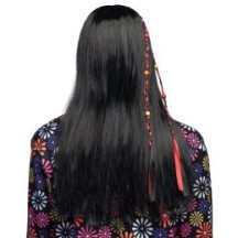 Perruque Flower Power Hippie Années 60/70 - B86368 - Perruques