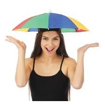 Chapeau Parapluie Adulte – Accessoire Humoristique - 24287 - Chapeaux