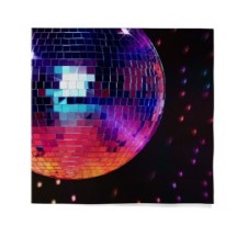 16 Serviettes Papier Let's Disco 33 x 33 cm - 47752 - Serviettes à théme