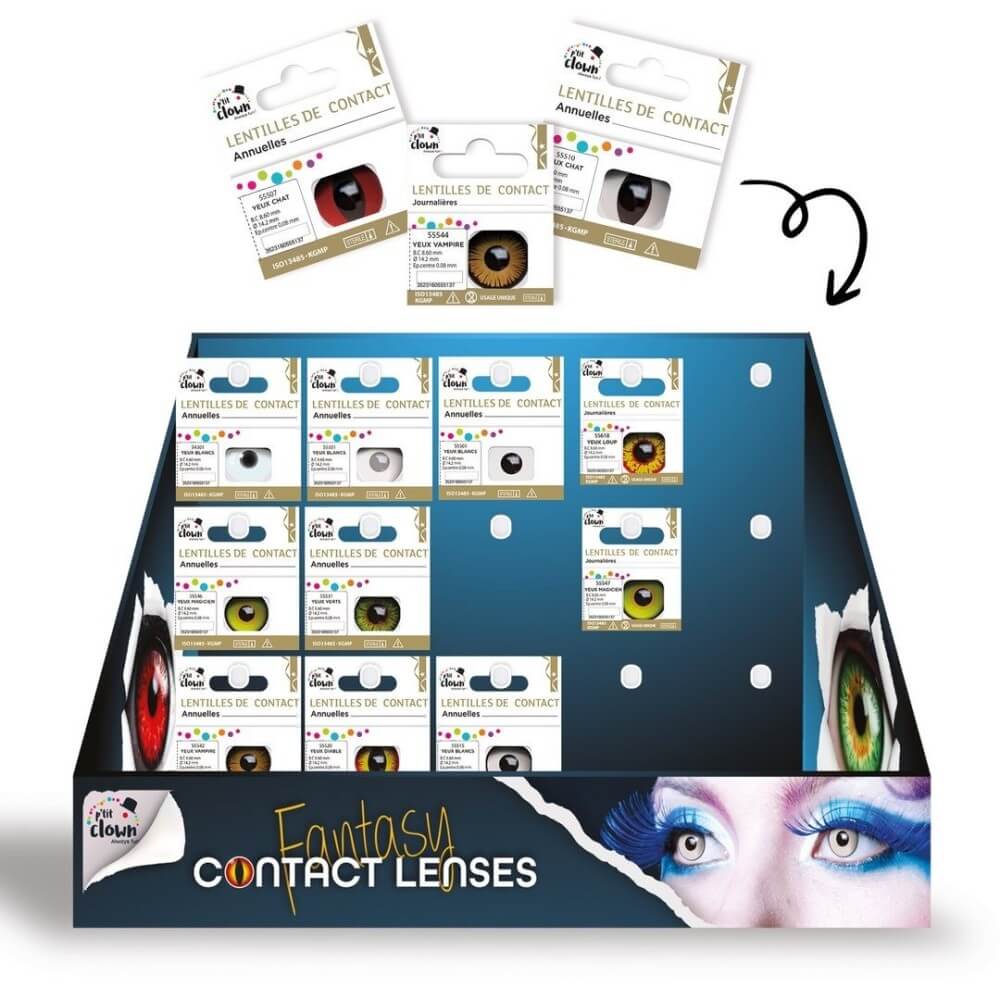 Présentoir Lentilles de Contact – Vide - 24206 - Lentilles fantaisie