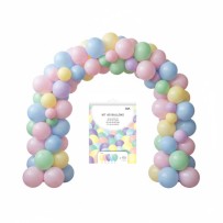 Kit 40 Ballons 30 cm Pastel pour Arche - 36851 - Ballons latex