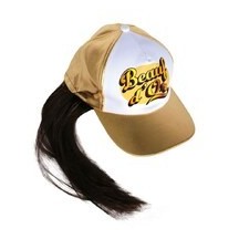 Casquette Beauf d’Or avec Cheveux – Adulte - 24288 - Chapeaux