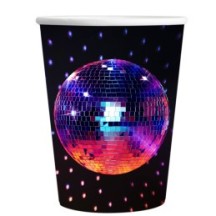 8 Gobelets Let's Disco 25 cl - 47751 - Gobelets & Assiettes à Thème