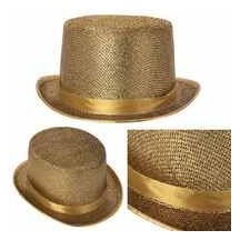 Chapeau Haut de Forme Or – Adulte - 24290 - Chapeaux