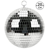 Boule à Facettes Argent 20 cm - 37500 - Jeux de Lumière & Lasers
