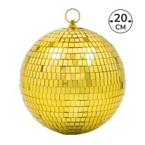 Boule à Facettes Or 20 cm - 37509 - Jeux de Lumière & Lasers