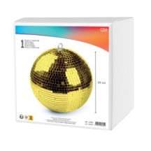 Boule à Facettes Or 20 cm - 37509 - Jeux de Lumière & Lasers