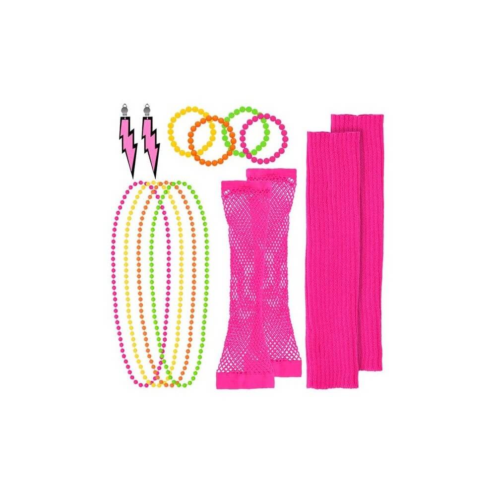 Set Accessoires 80’s Disco - B44611 - Bijoux fantaisie