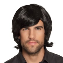 Perruque Spike Noire - B85734 - Perruques