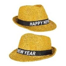 Borsalino Happy New Year LED Or – Adulte - 24374 - Chapeaux