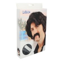 Perruque Chuck avec Moustache - B86346 - Perruques