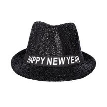 Borsalino Happy New Year LED Noir – Adulte - 24375 - Chapeaux