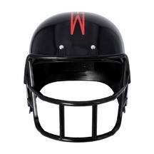 Casque Footballeur Américain Noir – Adulte - 24463 - Chapeaux