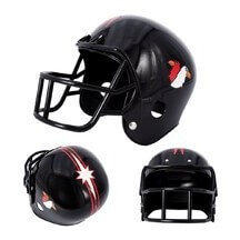 Casque Footballeur Américain Noir – Adulte - 24463 - Chapeaux