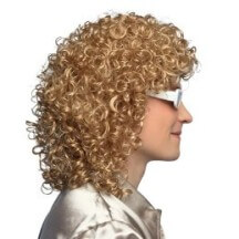 Perruque Chanteur + Lunettes - B86404 - Perruques